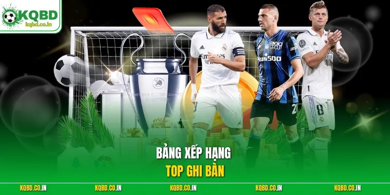 Bảng xếp hạng top ghi bàn