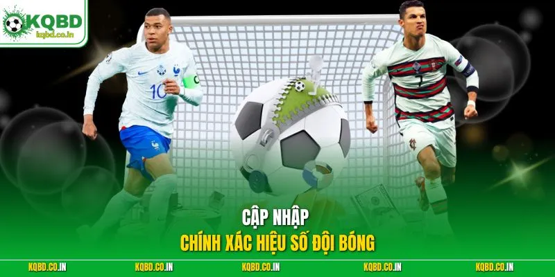 Cập nhập chính xác hiệu số đội bóng