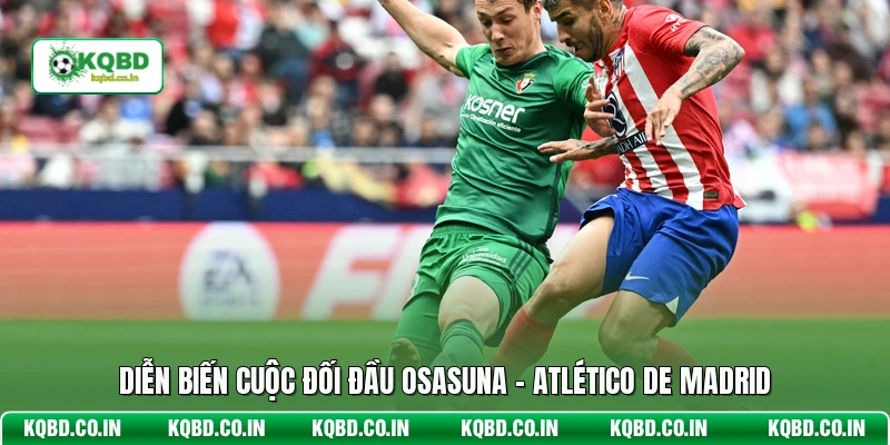 Diễn biến cuộc đối đầu Osasuna - Atlético de Madrid