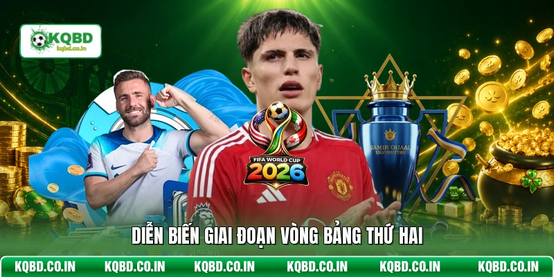 Diễn biến giai đoạn vòng bảng thứ hai