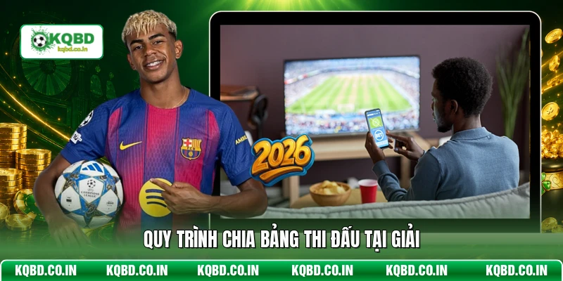 Quy trình chia bảng thi đấu tại giải