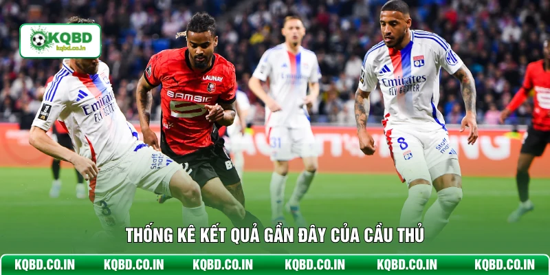 Thống kê kết quả gần đây của cầu thủ