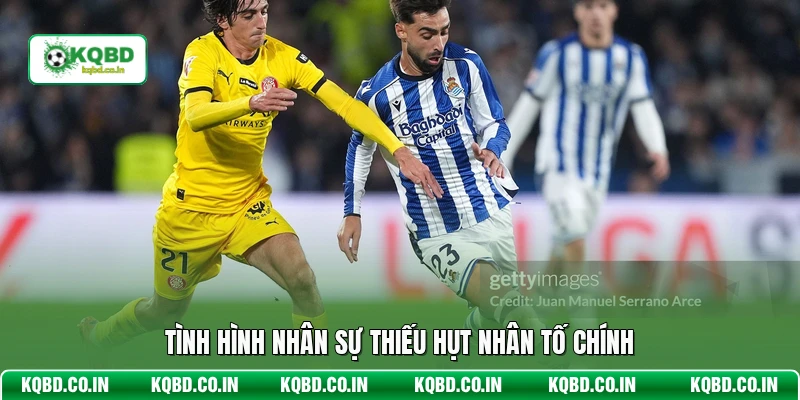 Tình hình nhân sự thiếu hụt nhân tố chính