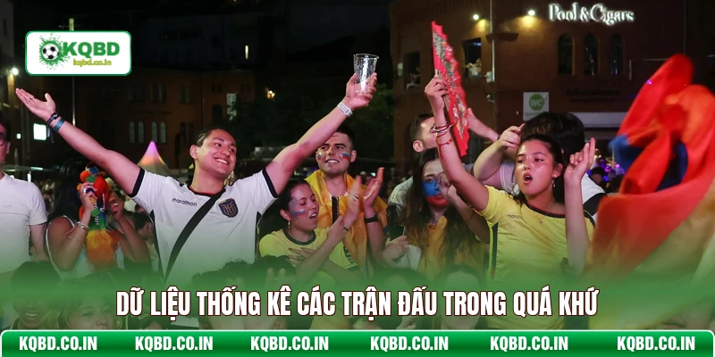 Dữ liệu thống kê các trận đấu trong quá khứ