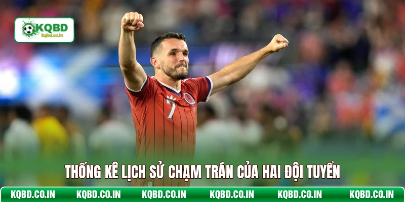 Thống kê lịch sử chạm trán của hai đội tuyển